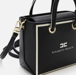 Borse A Mano|Elisabetta Franchi 24/7 Borsa 18/22 Nero/Cream