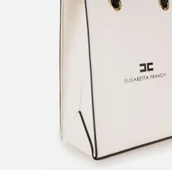 Borse A Mano|Elisabetta Franchi 24/7 Borsa 0/0 Short Cream/Nero