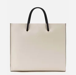 Borse A Mano|Elisabetta Franchi 24/7 Maxi Bag 10/20 Cream/Nero