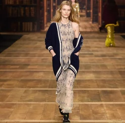 Abiti|Abiti Red Carpet|Elisabetta Franchi Abito red carpet in tulle ricamato con paillettes pixel Steel