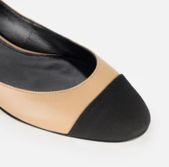 Sneakers E Scarpe Basse|Elisabetta Franchi Ballerina in nappa con elastici jacquard B18