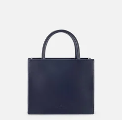 Borse A Mano|Elisabetta Franchi Borsa a mano piccola con logo Navy
