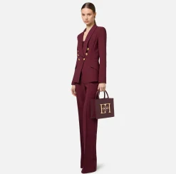 Borse A Mano|Elisabetta Franchi Borsa a mano piccola con logo RougeNoir