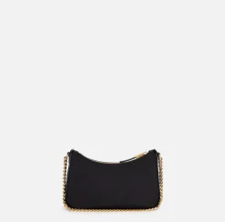 Borse A Spalla|Elisabetta Franchi Borsa con doppia tracolla e logo Nero