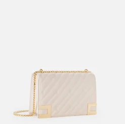 Borse A Tracolla|Elisabetta Franchi Borsa grande matelassé con tracolla Lattice