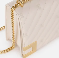Borse A Tracolla|Elisabetta Franchi Borsa grande matelassé con tracolla Lattice