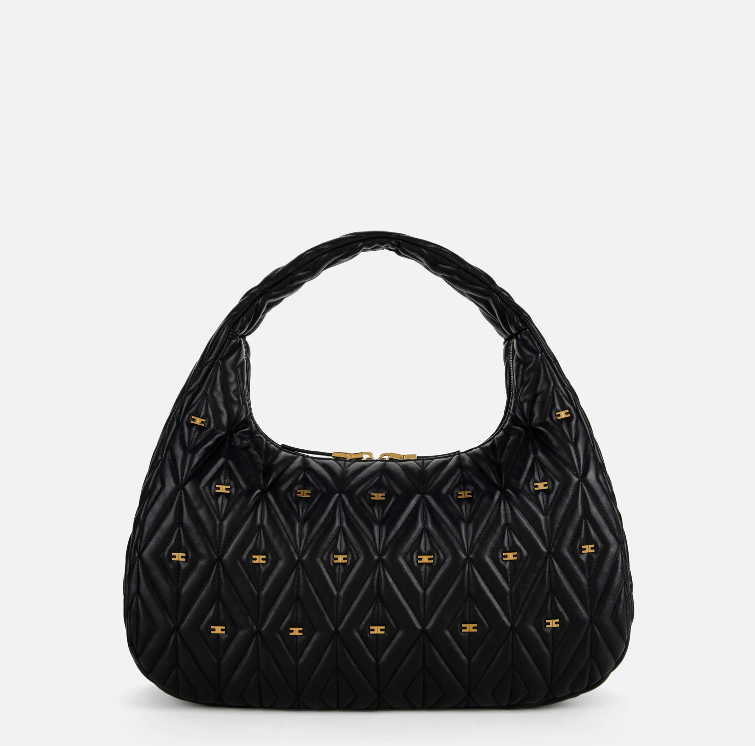 Borse A Spalla|Elisabetta Franchi Borsa Hobo Étoile Grande Nero