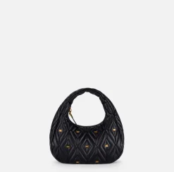 Borse A Spalla|Elisabetta Franchi Borsa Hobo Étoile Piccola Nero
