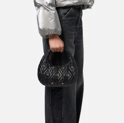 Borse A Spalla|Elisabetta Franchi Borsa Hobo Étoile Piccola Nero