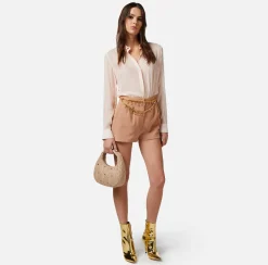 Borse A Spalla|Elisabetta Franchi Borsa Hobo Étoile Piccola Skin