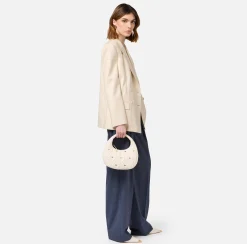 Borse A Spalla|Elisabetta Franchi Borsa Hobo Étoile Piccola Burro