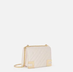 Borse A Tracolla|Elisabetta Franchi Borsa media matelassé con tracolla Lattice