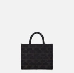 Borse A Mano|Elisabetta Franchi Borsa Monogram Piccola Nero