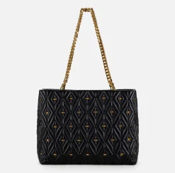 Borse A Spalla|Elisabetta Franchi Borsa Shopper Étoile Nero