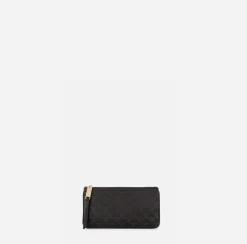 Clutch|Elisabetta Franchi Bustina Monogram Nero