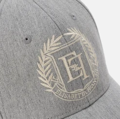 Cappelli E Guanti|Elisabetta Franchi Cappellino da baseball con logo Steel