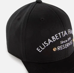 Cappelli E Guanti|Elisabetta Franchi Cappellino da baseball con logo Nero