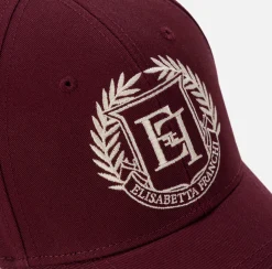 Cappelli E Guanti|Elisabetta Franchi Cappellino da baseball con logo RougeNoir