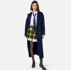 Capispalla|Elisabetta Franchi Cappotto over in lana Navy