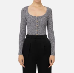 Maglieria E Felpe|Elisabetta Franchi Cardigan in viscosa effetto plissé Salepepe