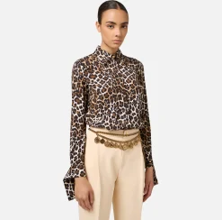 Cinture|Elisabetta Franchi Cintura Con Catene Saldate Tra Loro OroVintage