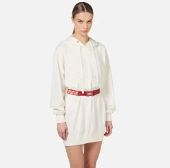 Cinture|Elisabetta Franchi Cintura Monogram Burro/Rosso