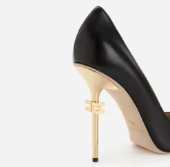 Décolleté|Elisabetta Franchi Décolleté Con Tacco Logato Nero