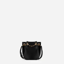 Borse A Tracolla|Elisabetta Franchi Dune Secchiello Mini Nero