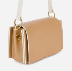 Borse A Tracolla|Elisabetta Franchi Dune Shoulder Cammello/Burro