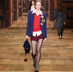 Giacche & Trench|Elisabetta Franchi Giacca in crêpe con patch Navy