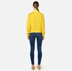 Jeans|Elisabetta Franchi Jeans skinny in cotone stretch Bluedenim