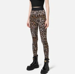 Pantaloni E Shorts|Elisabetta Franchi Leggings in lycra Animalier