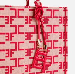 Portachiavi E Charms|Elisabetta Franchi Luxury Charm Personalizzabile Rosso