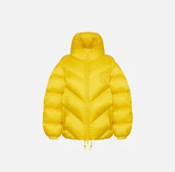 Capispalla|Elisabetta Franchi Piumino over in nylon lucido Mimosa