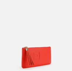Portafogli|Elisabetta Franchi Pochette Logo Lacca