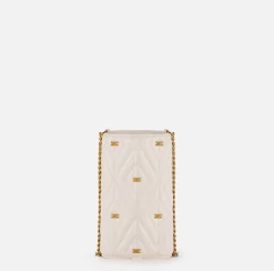 Borse A Tracolla|Elisabetta Franchi Porta cellulare Étoile Burro