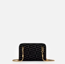 Borse A Tracolla|Elisabetta Franchi Porta telefono La Dame Nero