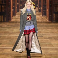 Maglieria E Felpe|Elisabetta Franchi Pullover in lana con maxi patch Grigiomelange