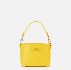 Borse A Mano|Elisabetta Franchi Secchiello morsetto logo Mimosa