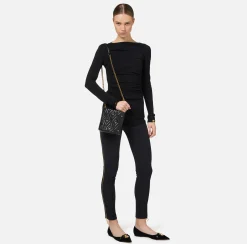 Borse A Tracolla|Elisabetta Franchi Secchiello Étoile Nero