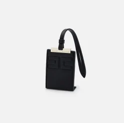 Portachiavi E Charms|Elisabetta Franchi Targa Portanome Nero