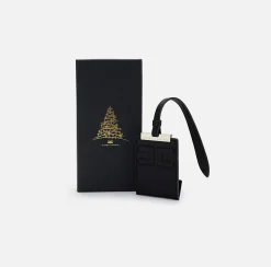 Portachiavi E Charms|Elisabetta Franchi Targa Portanome Nero