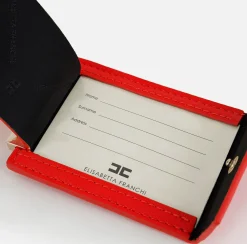 Portachiavi E Charms|Elisabetta Franchi Targa Portanome Lacca