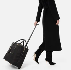 Valigeria|Elisabetta Franchi Travel Trolley Nero
