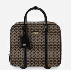 Valigeria|Elisabetta Franchi Trolley Weekend Liquirizia/Nero