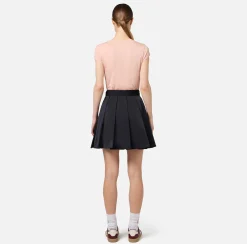 Top, T-Shirt & Body|Elisabetta Franchi T-shirt in jersey modal con stampa logo PeachRose