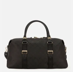 Valigeria|Elisabetta Franchi Weekend Travel Bag Nero