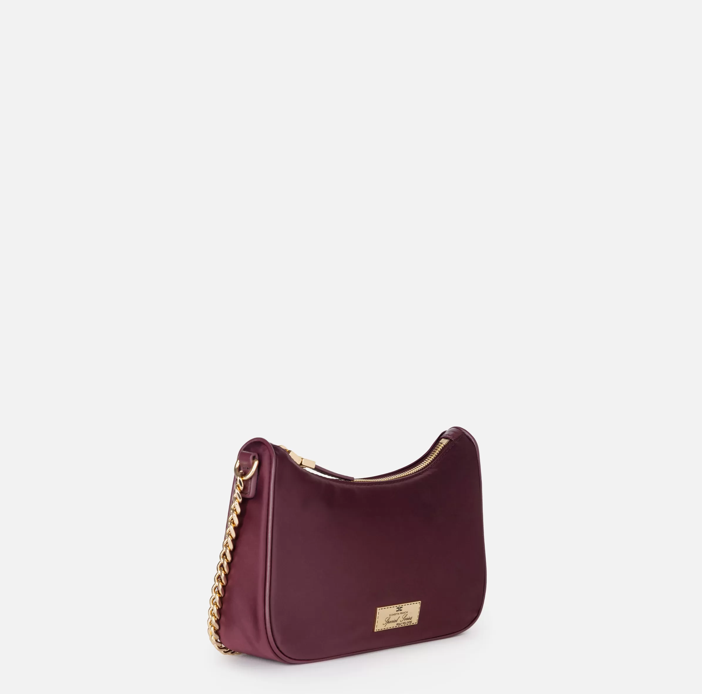 Elisabetta Franchi Borse A Spalla^Borsa con doppia tracolla e logo RougeNoir