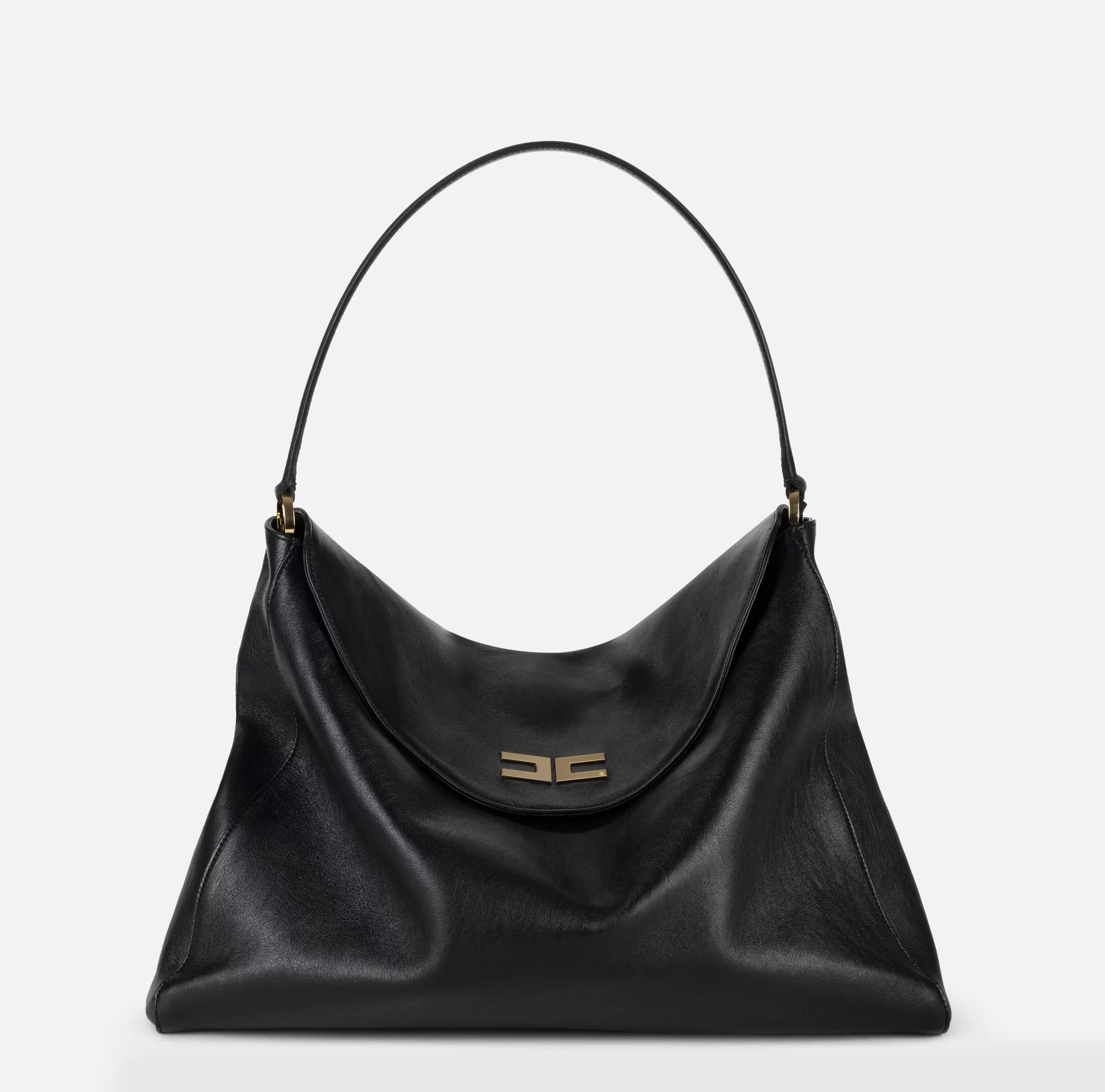 Elisabetta Franchi Borse A Spalla^Borsa hobo Avenue Bag grande Nero