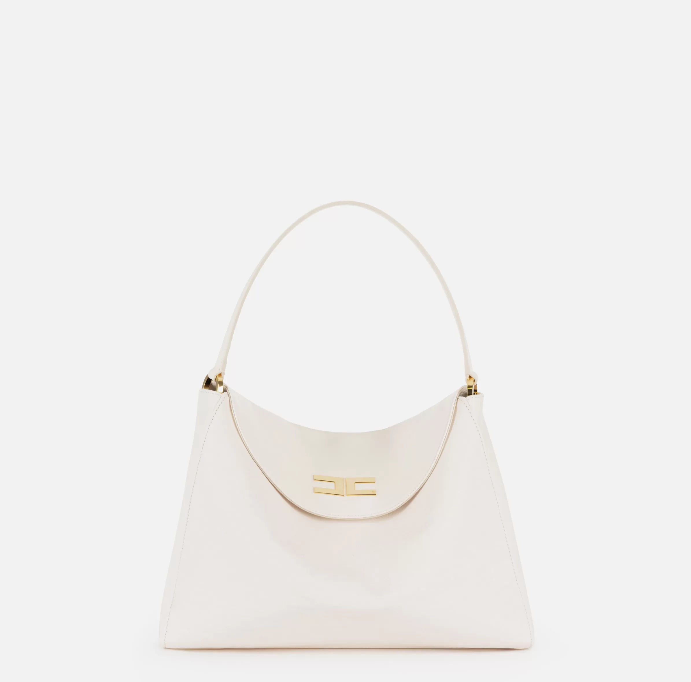 Elisabetta Franchi Borse A Spalla^Borsa hobo Avenue Bag media Burro